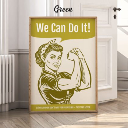 Strong Women Wall Art – We Can Do It