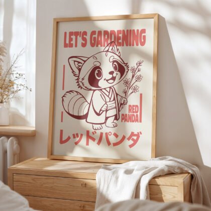 Red Panda Wall Art