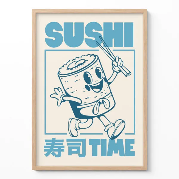 Sushi Wandbild – Japanischer Stil