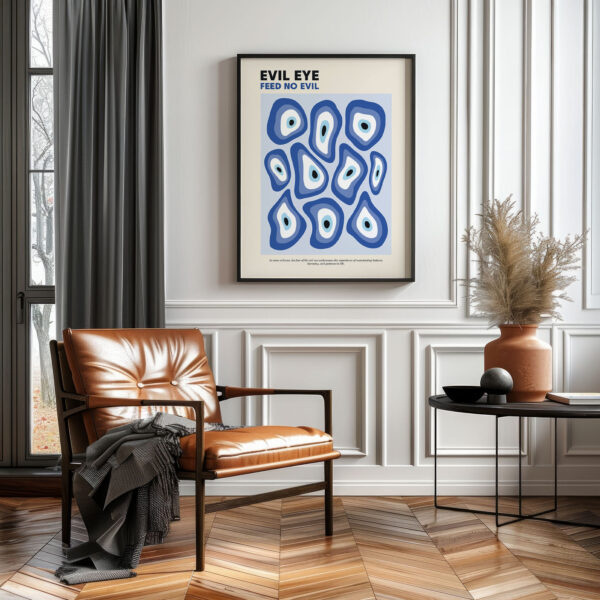 Evil Eye Poster – Spiritual Wall Art