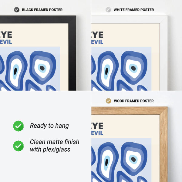Evil Eye Poster – Spiritual Wall Art