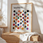 Geometric Art Print – Modern Bauhaus Inspired Wall Decor