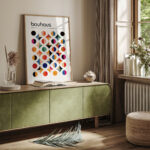 Geometric Art Print – Modern Bauhaus Inspired Wall Decor