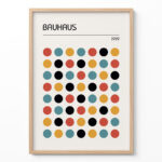 Bauhaus Geometric Poster – Modern Minimalist Wall Art Print