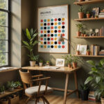 Bauhaus Geometric Poster – Modern Minimalist Wall Art Print