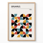 Bauhaus Wall Art – Modern Geometric Abstract Print