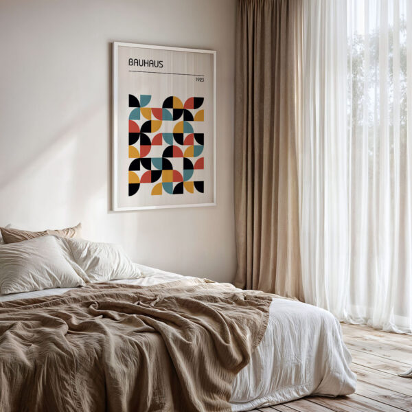 Bauhaus Wall Art – Modern Geometric Abstract Print