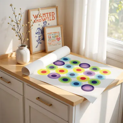 Bauhaus Wandbild – Bunte Kreise