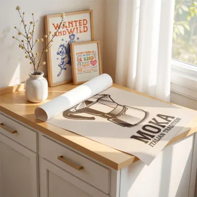 Wandbild – Mokkakanne