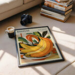 Banana Kitchen Poster – Retro Fruit Wall Art Print