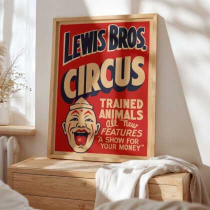 Vintage Circus Wall Art