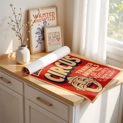 Vintage Circus Wall Art
