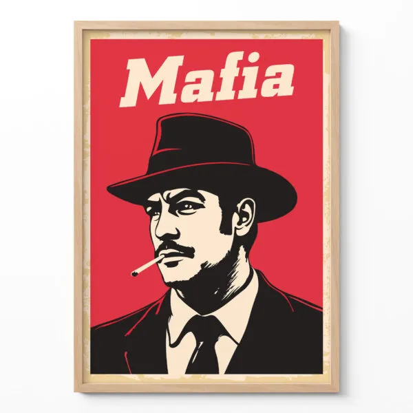 Retro Wandbild – Mafia