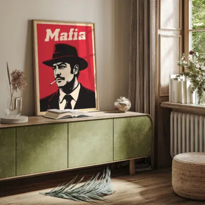 Mafia Poster – Vintage Gangster Wall Art