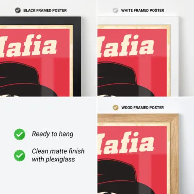 Mafia Poster – Vintage Gangster Wall Art
