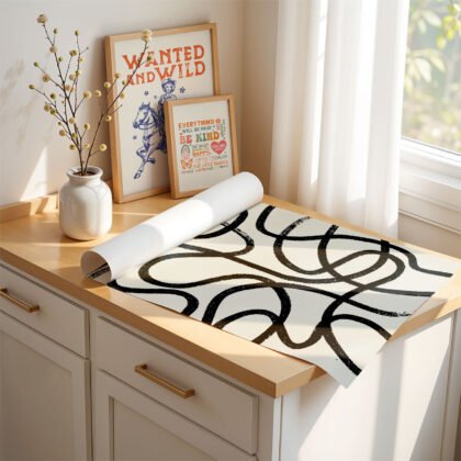 Abstract Line Art Print – Minimalist Wall Decor