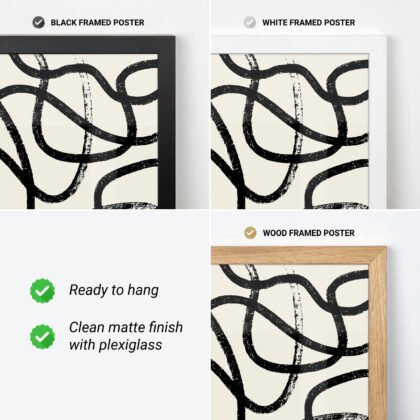 Abstract Line Art Print – Minimalist Wall Decor