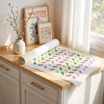 Colorful Geometric Wall Art – Retro Modern Print