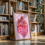 Self Love Poster – Retro Motivational Wall Art