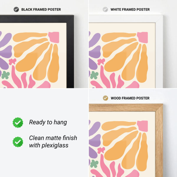 Groovy Flower Poster – Motivational Floral Print