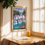 Waterfall Poster – Scenic Nature Wall Art Print