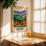 Great Smoky Mountains Poster – National Park Wall Art Decor