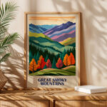 Great Smoky Mountains Poster – National Park Wall Art Decor