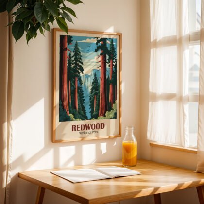 Wandbild – Redwood-Nationalpark