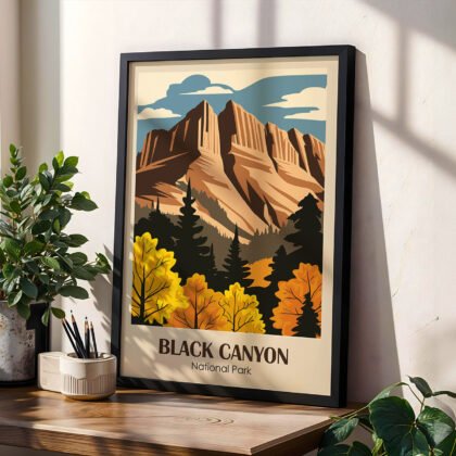 Wandbild – Black-Canyon-Nationalpark