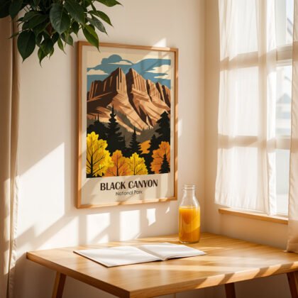 Wandbild – Black-Canyon-Nationalpark