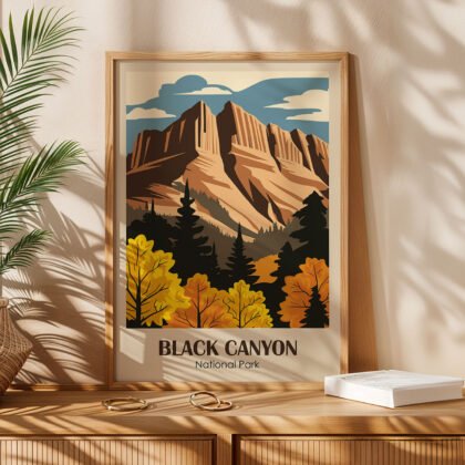 Wandbild – Black-Canyon-Nationalpark