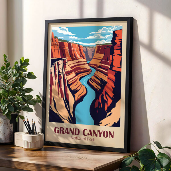 Florence Poster – Travel Wall Art Architectural Print Grand Canyon Print – National Park Wall Art
