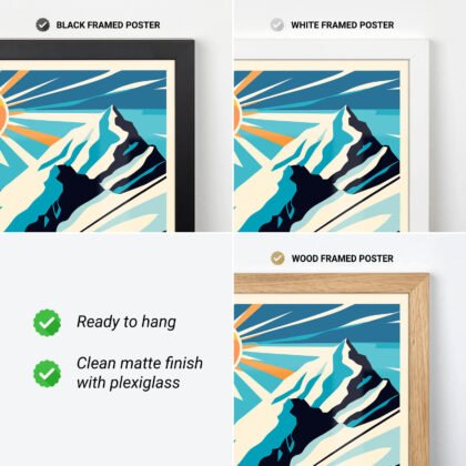 Ski Wall Art – Sölden, Austria