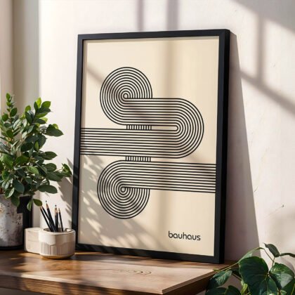 Bauhaus Art Print – Moving Lines