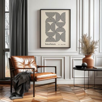Bauhaus Exhibition Print – Half Circles