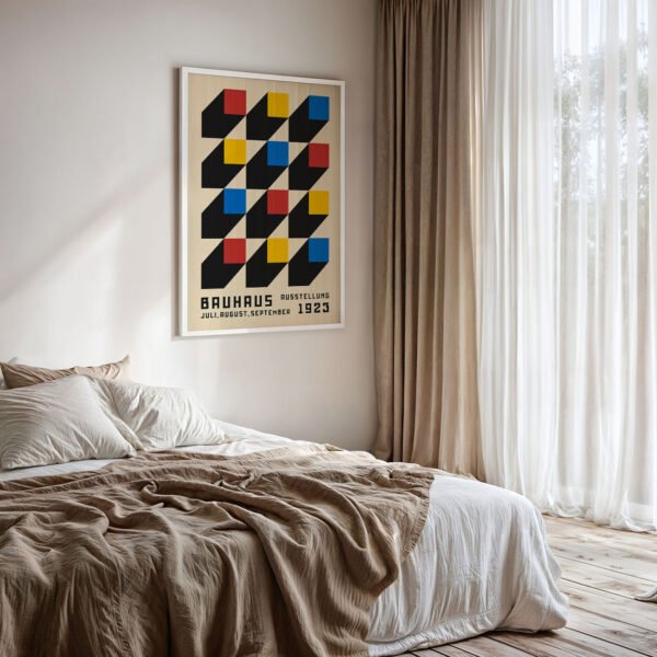 Bauhaus Art Print – Colorful Squares