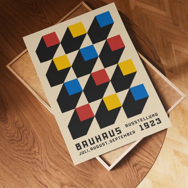 Bauhaus Art Print – Colorful Squares