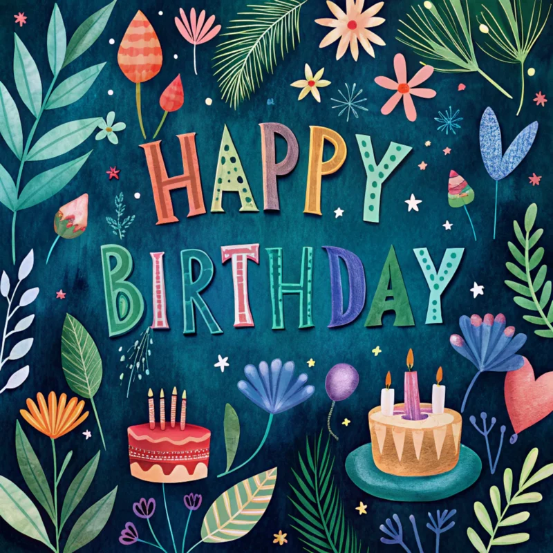 Colorful Abstract Wall Art Print as a Perfect Birthday Gift for Art Lover