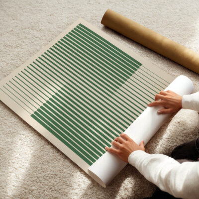 Bauhaus Poster Green – Modern Wall Art