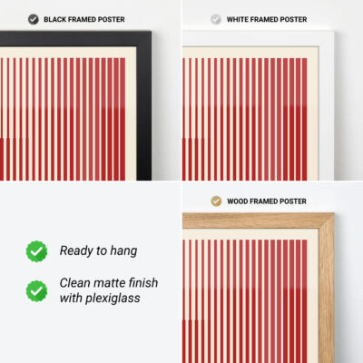 Bauhaus Exhibition 1923 – Red Geometric Wall Art