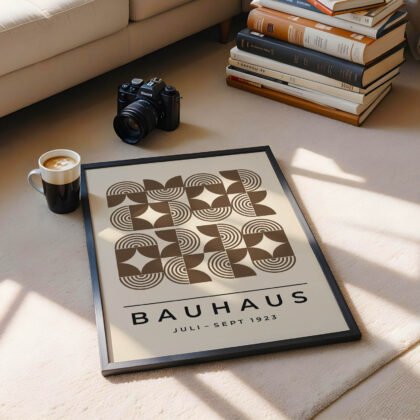 Bauhaus Art Print – Brown Field