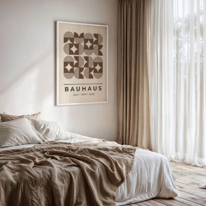 Bauhaus Art Print – Brown Field