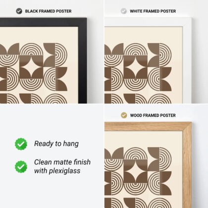 Bauhaus Art Print – Brown Field
