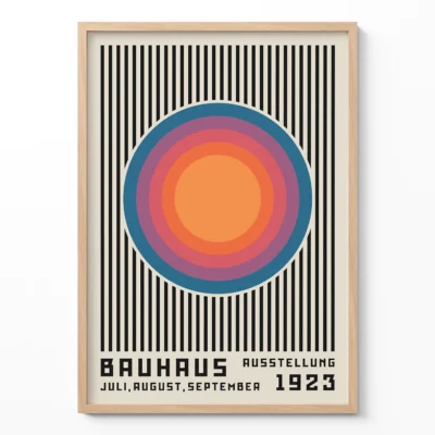 Bauhaus Exhibition Poster – Print for Wall Decor