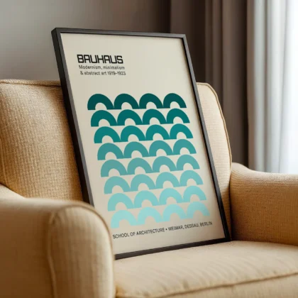 Bauhaus paveikslas – Tamsiai žalios arkos