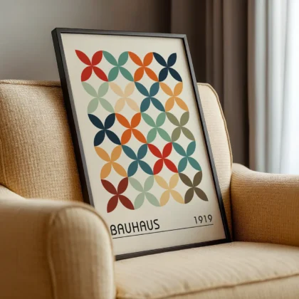 Bauhaus Wandbild – Blütenformen