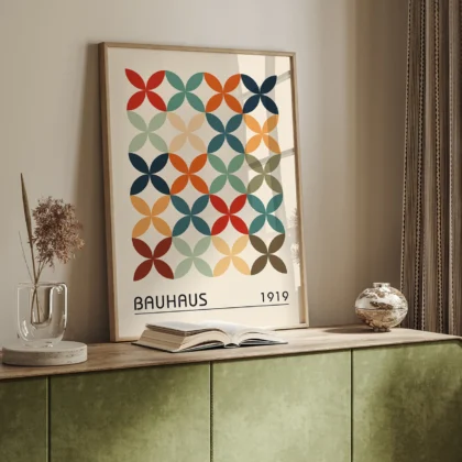 Bauhaus Wandbild – Blütenformen