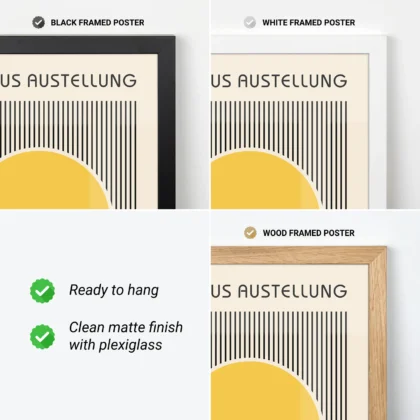 Bauhaus Art Print – Yellow Circle