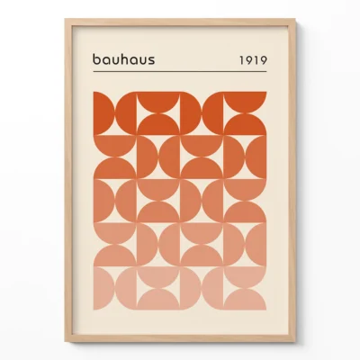 Modern Minimalist Wall Art – Bauhaus 1919 Poster