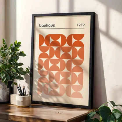 Bauhaus 1919 Wandbilder – Warm Silence